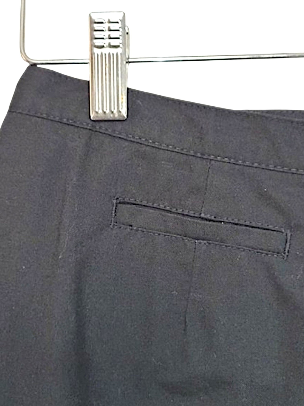 Karen Scott Black Button-Front Skort Size 10 - Picture 7 of 11
